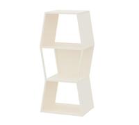 YCOVSFP Bibliothèque Créative, Présentoir Multicouche sur Pied, Support De Rangement for Bibliothèque Verticale Domestique, Facile À Installer, for Chambre D'étude Et Salon(White,40x30x90cm)