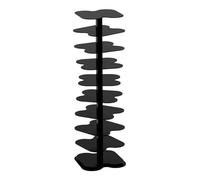YCOVSFP Bibliothèque Créative, Support De Rangement en Spirale sur Pied, Présentoir Multicouche, Grand Espace De Rangement,(Black,9 Layers)