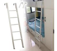 YCOVSFP Échelle de couchette, échelle de couchette Monobloc en Acier Robuste for Camping-Car avec Crochets et Embouts de Pied, adaptée à la Maison, au Grenier et au Camping-Car(6-Steps/175cm)