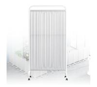 YCOVSFP Écran de confidentialité médical Pliable, séparateur de pièce de 6 Pieds de Haut for Salle d'examen de Patient en Clinique, hôpital, Gain de Place(White,2-Panel)