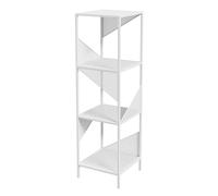 YCOVSFP Étagère Créative, Présentoir Au Sol À 2/3/4 Couches, Armoire Décorative en Fer Forgé, Charge Monocouche 25 Kg(White,3 Layers)