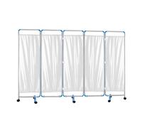 YCOVSFP Paravent Médical À roulettes 5 Panneaux, Séparateur De Pièce Pliable 180 Cm Hauteur for Cliniques, Services Et Salles D'examen(Color 1)