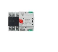 YCQ4-100E/3P 63A 100A Dual Power Automatic Transfer Switch 220V AC 8kA 3 Poles Din Rail ATS Switches Uninterrupted Power MQXFCZUX(100A)