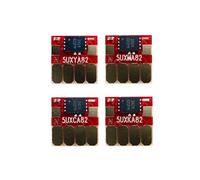 YCQMWLO Puce Arc Nouvelle Cartouche 95U 952 953 954 955XL, Compatible for,OfficeJet Pro 7740 8710 8715 8720 8730 8210 Recharge d'imprimante Compatible CISS(4pcs (1set))