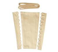 YCShun Robe de mariée avec fermeture éclair de rechange ajustable, corset en satin et dentelle dans le dos - - 25.4 cm