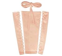 YCShun Robe de mariée avec fermeture éclair de rechange réglable en satin pour robe de bal, rose poudré, 56 cm