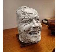 YCSMJYB Métal Ornement Art Sculpture Statue Statue Antiquables Collectables, Jack Nicholson Johnny Depp Book Duny Ornement de la Bibliothèque de livres brillante, Multi-colored