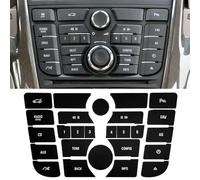 YCSYHQM Autocollant pour bouton Opel Astra J - Réparation de panneau radio pour Opel Astra J GTC Accessoires de voiture Refinition Meriva B Switch