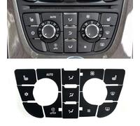 YCSYHQM Autocollant pour bouton Opel Astra J - Réparation de panneau radio pour Opel Astra J GTC Accessoires de voiture Refinition Meriva B Switch