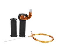Yctze 0.9in poignée d'accélérateur à 3 étapes, ensemble de câbles de poignée à 3 étapes pour accélérateur à torsion restrictive, adapté pour 47cc 49cc Mini Moto Bike Dirt poignée d'accélérateur twist