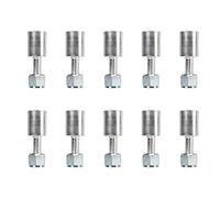 Yctze 10 Pièces/2 Pouces Raccord de Tuyau d'épissure Ca en Aluminium Beadlock de Conditionnement Droit pour Voiture, Camion, Ingénieur Conditionnement Beadlock, Raccords de, Raccord Ca Droit Beadlo