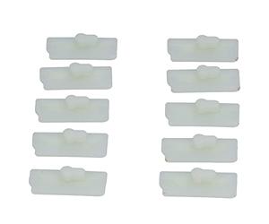 Yctze 10 pièces Bande de Protection pour Guide de chaîne, Compatible avec MS290, MS381, MS360, MS390, MS440, MS640, MS660, Couvercle Amortisseur, pièce détachée pour Outil de Jardin