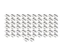 Yctze 100pcs épaissis de Snap en Métal H Clips pour Femmes et Filles - LE, des Barrettes Sûres et Adaptées aux Bricolages en E & Black