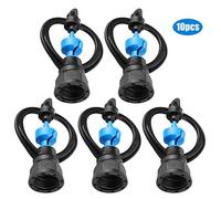 Yctze 10pcs G1 / 2 G3 / 4 Femelle Feme Feme Rotating Lawn Sprinkler Builles pour Une Irrigation Efficace - Idéal pour Les Jardins, Les Pelouses et l'