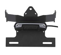Yctze 12 V dynamique LED feu arrière et arrière support de plaque d'immatriculation de moto garde-boue adapté pour Vulcan S 650 / café (ABS + fer)