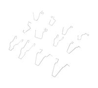 Yctze 12pcs Clips de Retenue Universel de Pavillon Universal Sethred pour les Ampoules H1 H3 H4 H7 et le Kit Clamp/Holder Automatique Polyvalent pour un Remplacement Facile