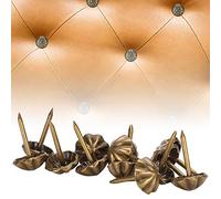 Yctze 150 Pièces de Clous Brillants Rétro - 11 Mm en Fer pour Décoration de canapé, Accessoires pour Vêtements et Chaussures, épingles à Ongles pour Meubles, Décoration de Boîte en Bois Rétro