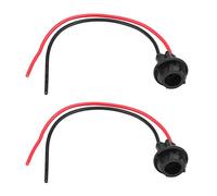 Yctze 1972 challenger marker light plug sockets pour support ampoule t10 2pcs porte-douille d'ampoule, T10 W5W 168 194 voiture en caoutchouc plug-in ampoule extension connecteur de support de prise c
