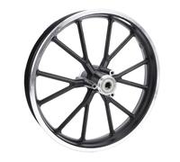 Yctze 2.50-10 Dirt Bike 10 Pouces Moyeu de Roue Jante en Alliage D'aluminium pour Mini Vélo de Poche Vélo électrique 49-50ml Dirt Bike (roue arrière)