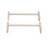 Yctze 2 Perchés en Bois de Poulet Set - Grand Support d'oiseau en Bois pour Le Coq, Les Perroquets et Les Poules - Bar de Perchoir Idéal pour l'entraînement et Le Confort dans Les Fournitures pour