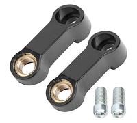 Yctze 2 Pièces 0.4in M10 Miroir De Moto Riser Entretoises Adaptateur Extension l pour Miroirs De Guidon Accessoires Moto Rallonge De Miroir De Guidon Riser M10 Amélioration Pratique.