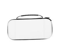Yctze 2 Sac de Voyage Portable Rigide 2 2025 avec Emplacements pour Cartes de Jeu, Pochette pour Accessoires, Léger, Anti-Rayures, Noir, Transport pour Console de Jeu (White)