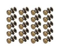 Yctze 20pcs 9 X 8 Mm Rivets en Cuivre Ongles de Mamelon à Tête Ronde pour Projets de Mode en Cuir (Bronze à tête du moine 9 * 8 mm)