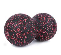 Yctze 24 X 12 Cm Sports - Rouleau en Mousse EPP de Haute qualité pour Soulager les Muscles Multizones, Soulager le Cou et le Dos, Fitness, Auto-massage et Thérapie par Points d'acupuncture (rouge