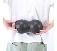 Yctze 24 X 12 Cm Sports - Rouleau en Mousse EPP de Haute qualité pour Soulager les Muscles Multizones, Soulager le Cou et le Dos, Fitness, Auto-massage et Thérapie par Points d'acupuncture (BLACK)