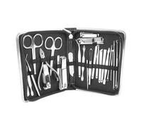 Yctze 26pcs Steel Mani Set - Kit de Coupe-ongles pour une Utilisation à Domicile ou au Salon