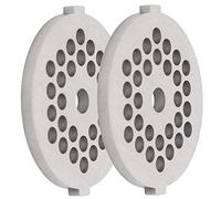 Yctze 2PCS 304 ASSION DE MINCE ÉLECTRIQUE ACIER INOXERDE pour 5# / B DE Type Moulages DE Viande - Polyvalent et (Couteau à mailles d'ouverture de 5 mm)