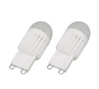 Yctze 2pcs Ampoules LED G9 Dimmable 80lm pour la Lampe de Table Chandelier 220V 2W RGY SAVING