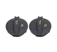 Yctze 2pcs Couvercle de Réservoir Bouchon de Remplissage D'huile Noir ABS 06K103485 Bouchon de Remplissage D'huile Moteur Automobile Bouchon de Remplissage, Bouchon de