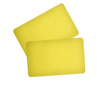 Yctze 2pcs PVC PVC Boat Rep Patch Kit pour KS & Canoes - Solution Fiable en Jaune
