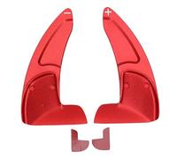 Yctze 2pcs Volant Paddle Shifter Extension du Volant de Volant Palette de Passages en Aluminium en Aluminium en Alliage de Changement (Rouge)