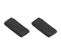 Yctze 2pcs Winch Rope Protector Polyester Winch Rope Protective Sleeve Black Universal pour 5 Cm / 1,97 Pouce de Largeur Ligne de Câble Remorque Pièces