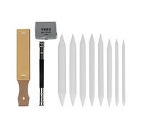 Yctze 3 Ensembles de Souches et de Tortillions Polyvalents pour Artistes - Outils de Dessin Idéaux pour Réussir Vos Croquis et Ombrages au fusain.