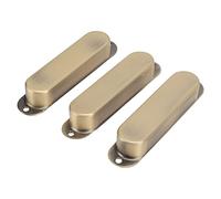 Yctze 3 Pièces Couvercle de Micro à Bobine Unique pour Guitare électrique Couvercle de Micro à Bobine Unique Ensemble d'accessoires d'instrument en Cuivre de de Guitare Electric Guitar (Bronze)