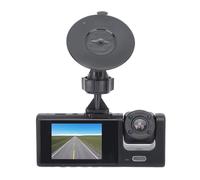 Yctze 3IN Dash Cam Double pour Conducteurs de VTC et Navetteurs Quotidiens Enregistre Simultanément l'avant et L'intérieur du Véhicule Image HD 1080p avec Grand éCran de 3 Pouces