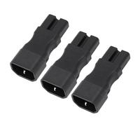 Yctze 3PCS IEC320 C20 à C15 Connecteur d'adaptateur d'alimentation pour Ordinateur Portable - PVC Design, 250V 10A, Utilisation Compacte et Polyvalente