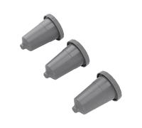 Yctze 3PCS TUPS RECHERCHES RÉÉSABLES SET - Food Grade PP et 304 Pods en Acier Inoxydable avec Pinceau et Cuillère pour Cafetière Machines (GRAY)