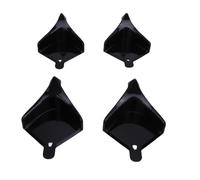 Yctze 4 Pack de Rouleau de Tuyau de Lavage de Voiture Tuyau de Pneu de Tuyaux Coulissants Couleurs de Tuyaux de Roue Coulissante pour Prévenir le Tuyau de Lave-glace coincé Sous des (BLACK)