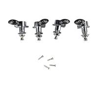Yctze 4 Set Premium Metal Ukulele Tuning Pegs pour un Réglage Précis - Installation Facile, Conception élégante, Compatible avec la Soprano et le Concert