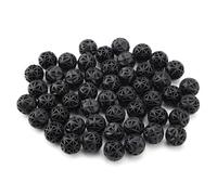 Yctze 50 Pièces 16mm Bio Poreux Bio S avec Coton pour Poissons Rium étang Rium L Bio pour Une Filtration Efficace (16 mm avec du Coton)