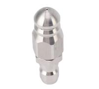 Yctze 56 Mm Bulle à Jet d'égout en Acier Inoxydable 5000psi - 1 Avant 6 Jets Arrière pour Déboucher de Pipe Efficace et Retrait du Sabot de Toilette