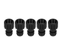 Yctze 5pcs G3 / 8 Connecteur de Mamelon de Filetage Féminin - Connecteurs Rapides du Robinet en Plastique pour l'irrigation du Jardin et Les Raccords de Tuyaux d'eau