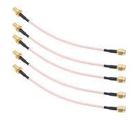 Yctze 5pcs SMA Mâle à Femelle Adaptateur de Câble Coaxial RF Set RG316 avec une Faible Perte et Conception
