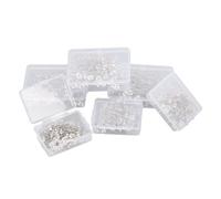 Yctze 600 épingles à Coudre Droites en Acier Inoxydable avec Têtes en Plastique pour les Projets de Bricolage, d'artisanat et de Vêtements - Boîte de Rangement Pratique Incluse