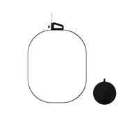 Yctze 60x75 Cm Pliable de Panneau D'éclairage Doux Pliable Diffuseur de Carte de Réflecteur pour la Photographie avec Sac de Transport Poignée de Tige en Aluminium pour Le Portrait de