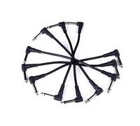 Yctze 6pcs Suppression Professionnelle de la Suppression du Bruit Cuivre Guitare Patch Patch Câble 6,35 Mm pour une qualité Sonore Supérieure